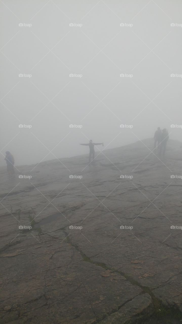 Foggy Cliff