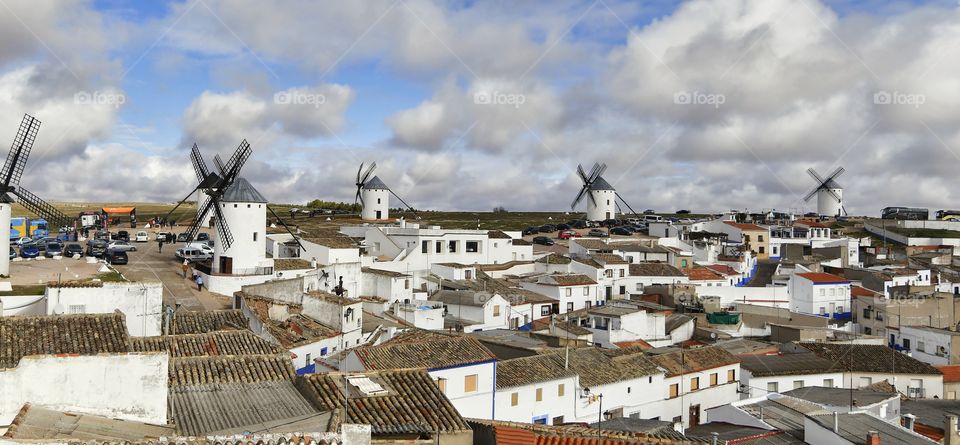 Campos de Criptana 
molinos de viento
 Criptana Fields
 windmills