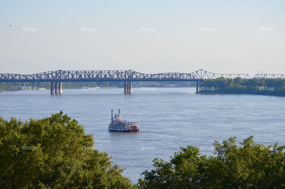 Riverboat on the Mississippi River