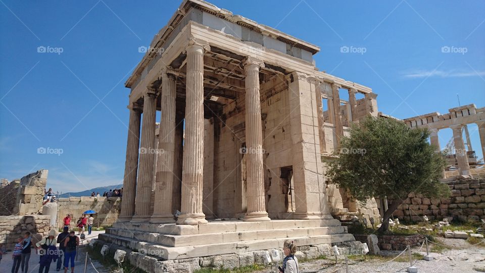 Temple on Parthenon