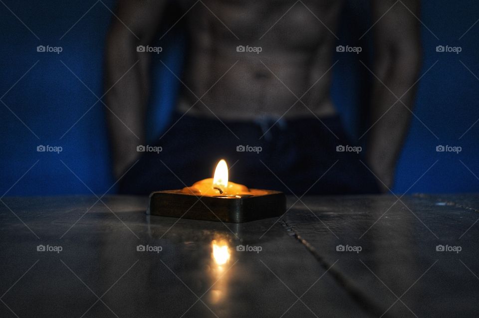 Candle, Flame, Candlelight, Blur, Wax