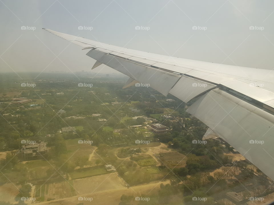 Gurugram Flight Landing