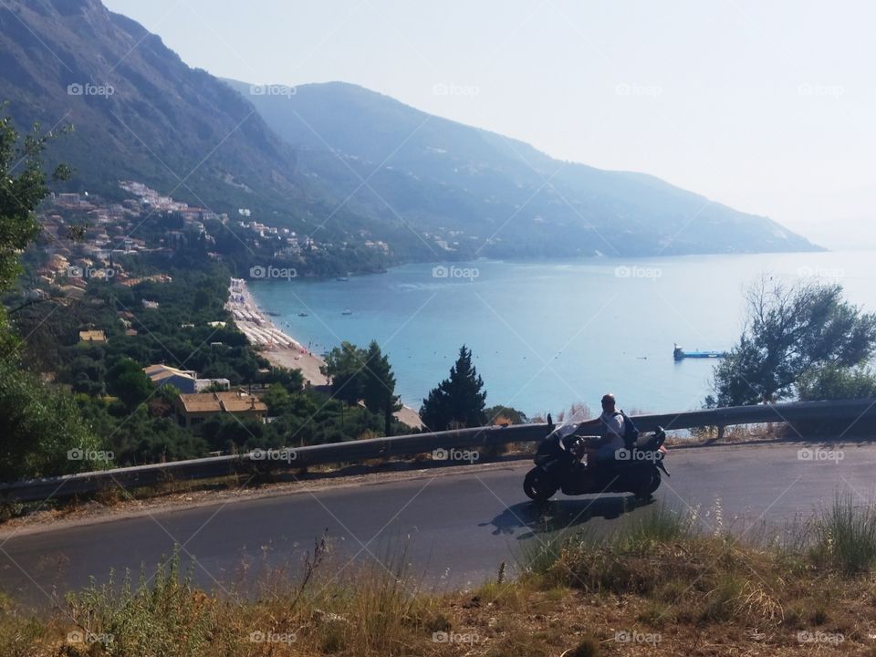 Corfu Greece Ocean View