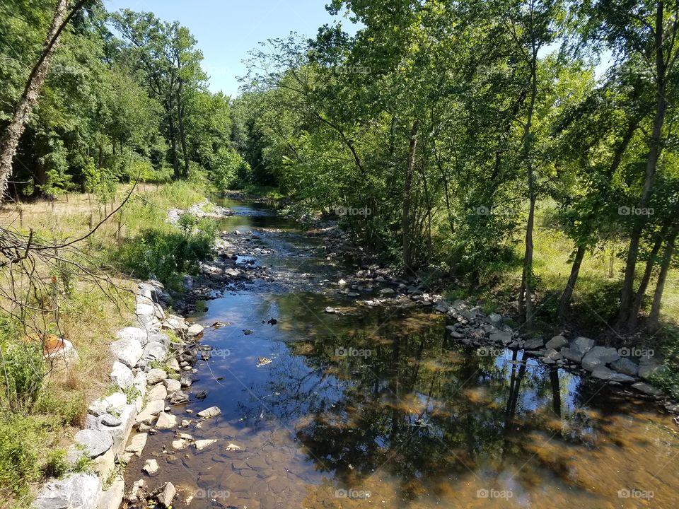 a small river outside of Washington DC