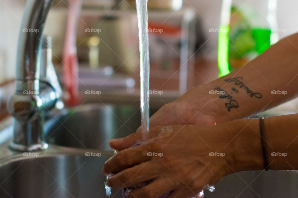 Woman in the kitchen