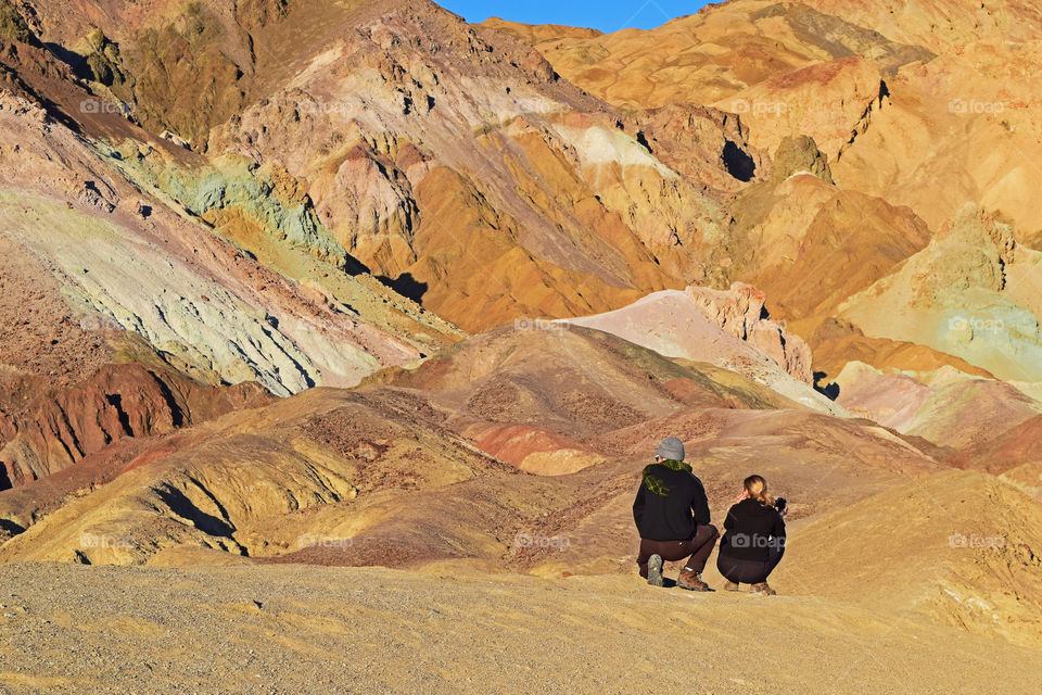 Colorful rocky mountains