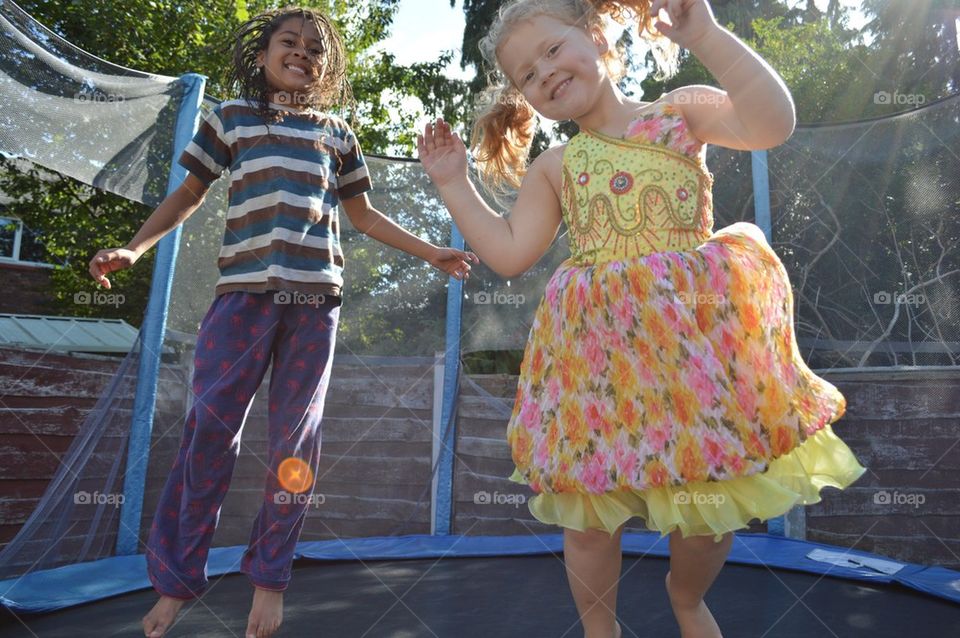 Trampoline fun