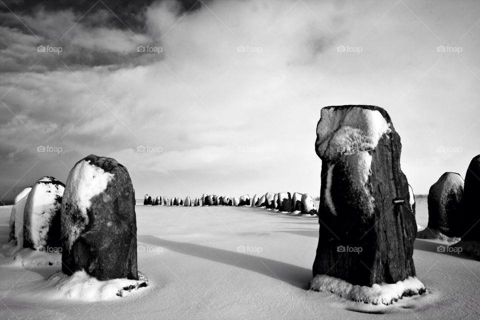 snow winter landscape stenar by chrille_b