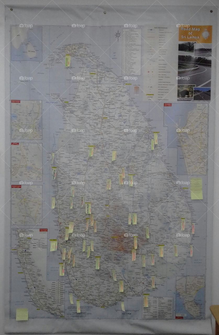 My Company Branches in My Country Map..