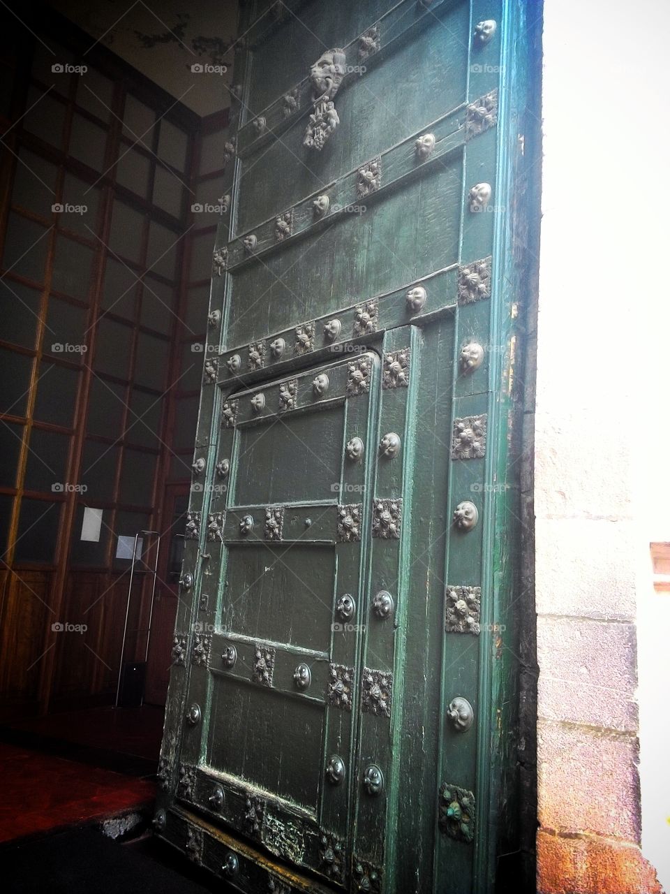 Church Door in Cusco