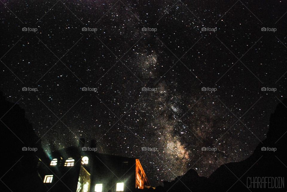 A night full of stars in toubkal mountain , taken in 2013