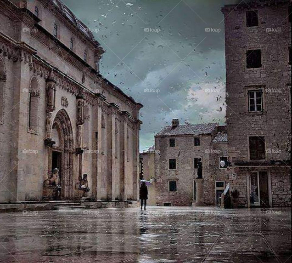 Šibenik city  from Croatia