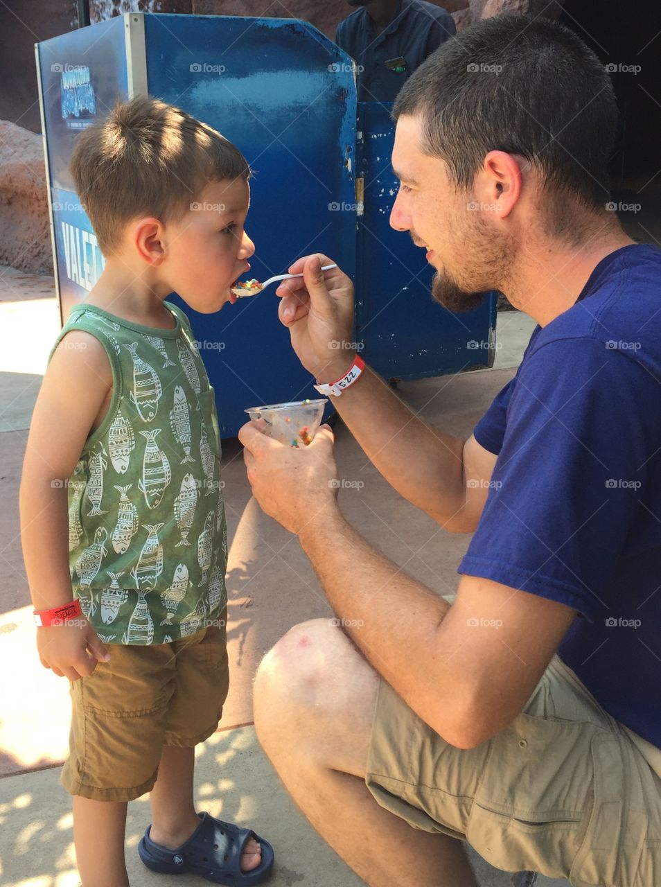 Ice cream with daddy