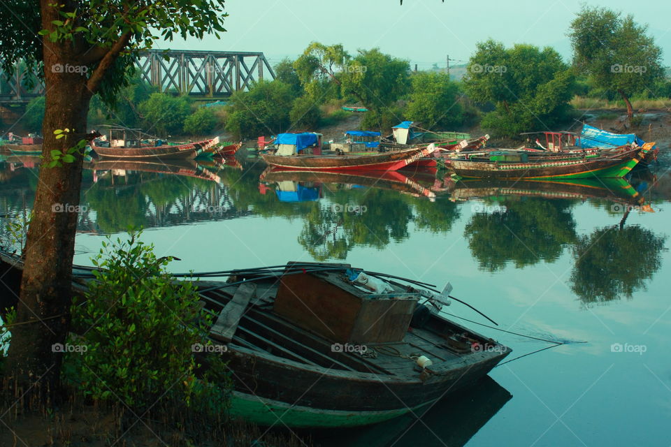 a boat waiting for its next sail
