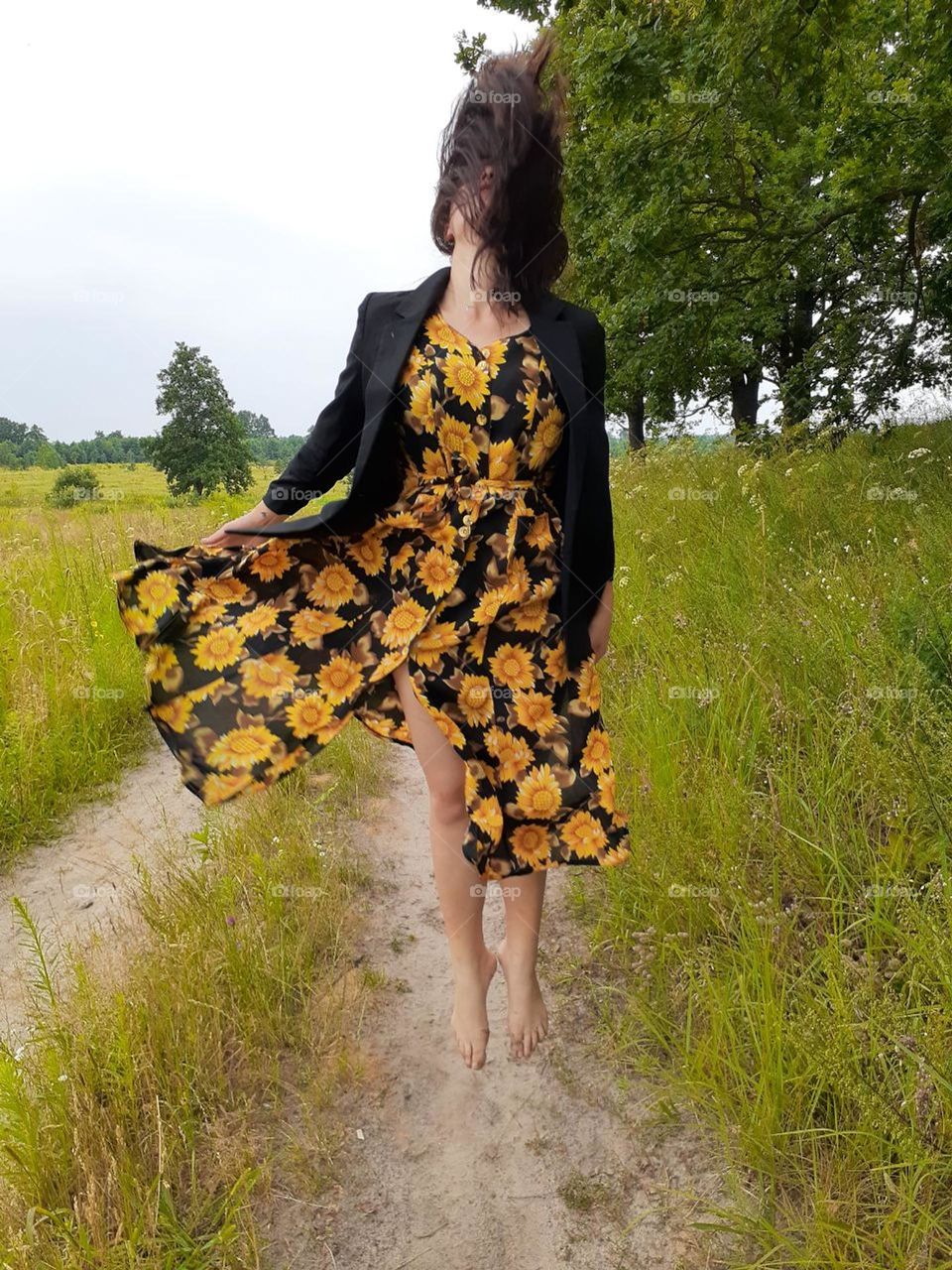 Crazy bright image for a photo shoot