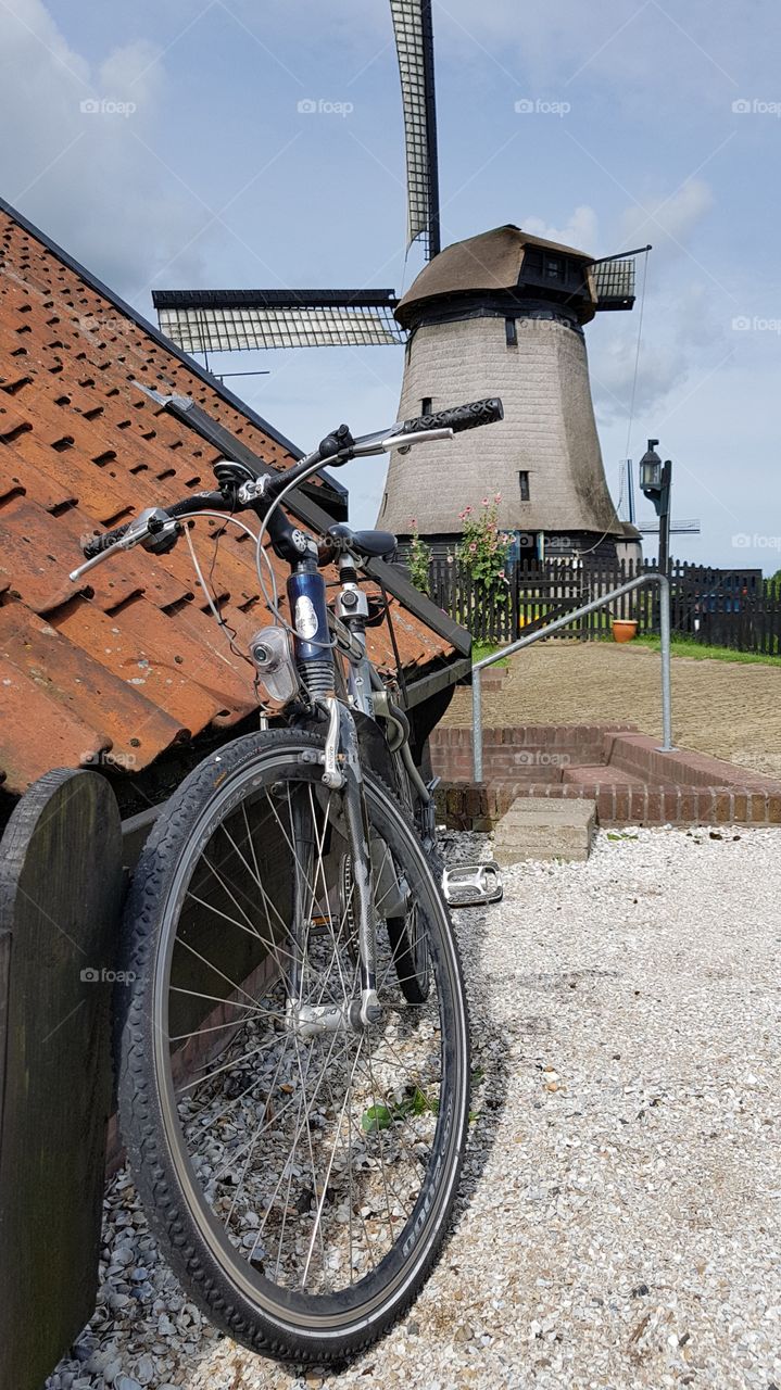 Windmill at De Museummolen, Schermerhorn, Netherlands
