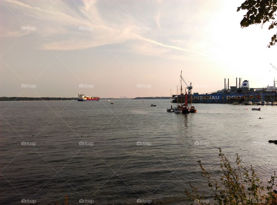 kieler Förde. Friedrichsort