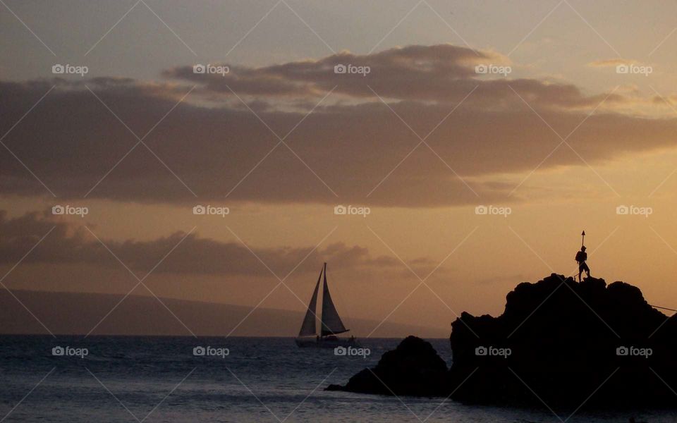 sailing around back rock. black rock sheridan