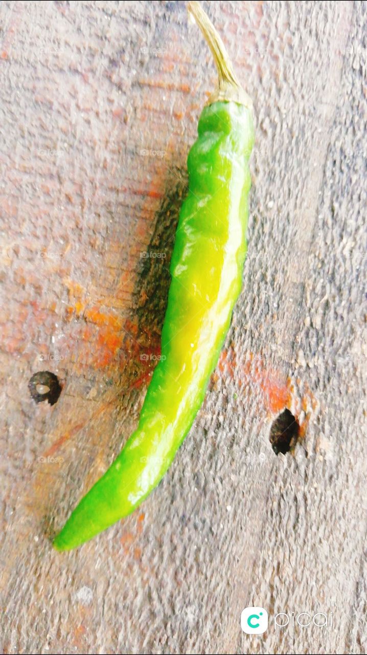 Green chilli mix green