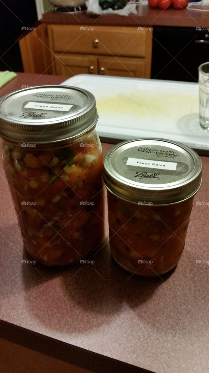 Fresh canned Salsa