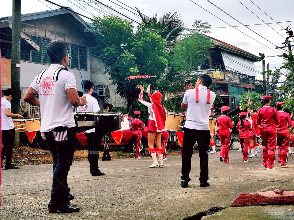 Band parade. Street parade