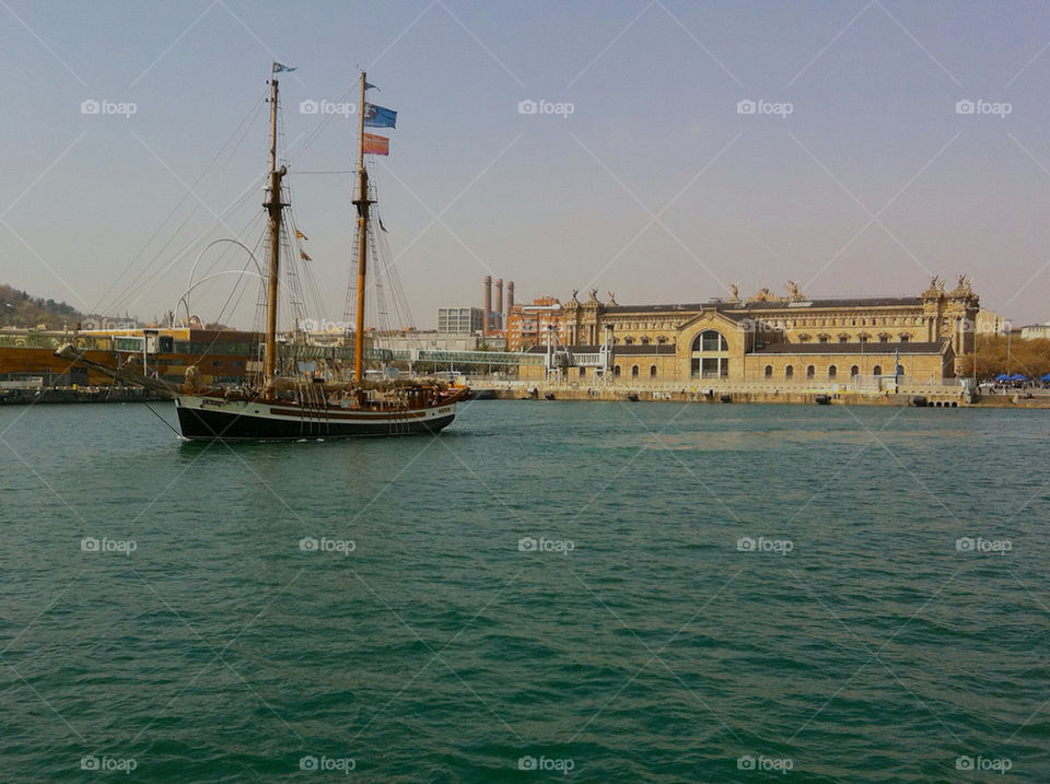 water building sea boat by hegophoto