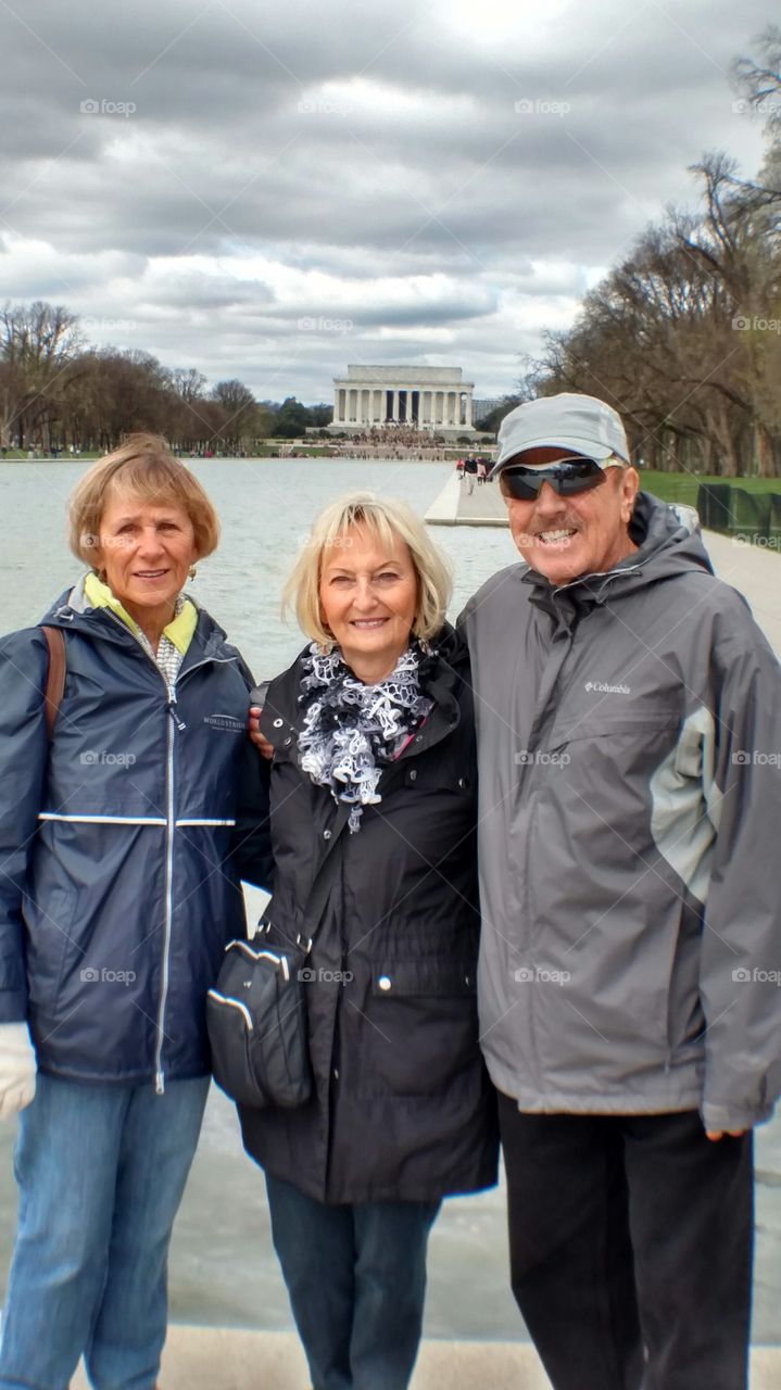 Group of family standing together at outdoors