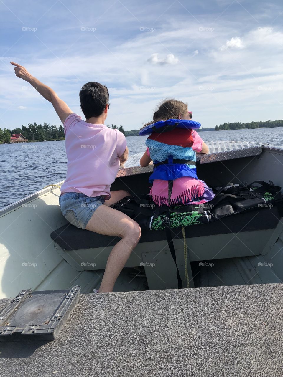 Boat ride on the lake