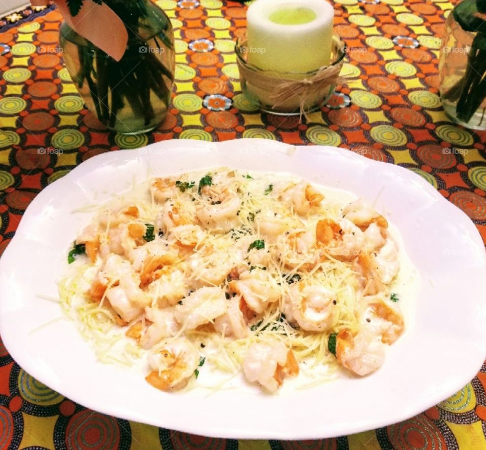 Shrimp Fettucine