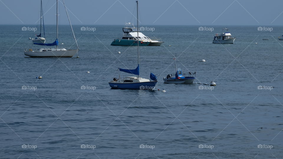 Boats in Pacific