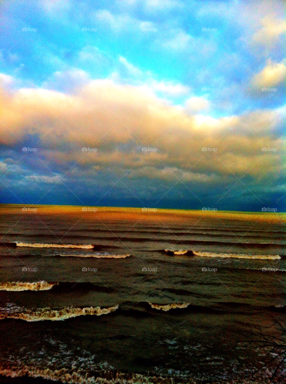 racine wi winter shoreline waves by doug414