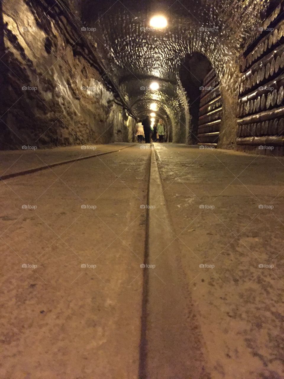 Salt mine tunnel, Krakow Poland