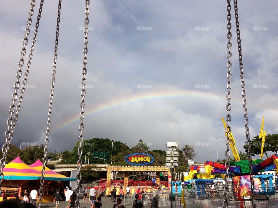 Rainbow over the Carnival 