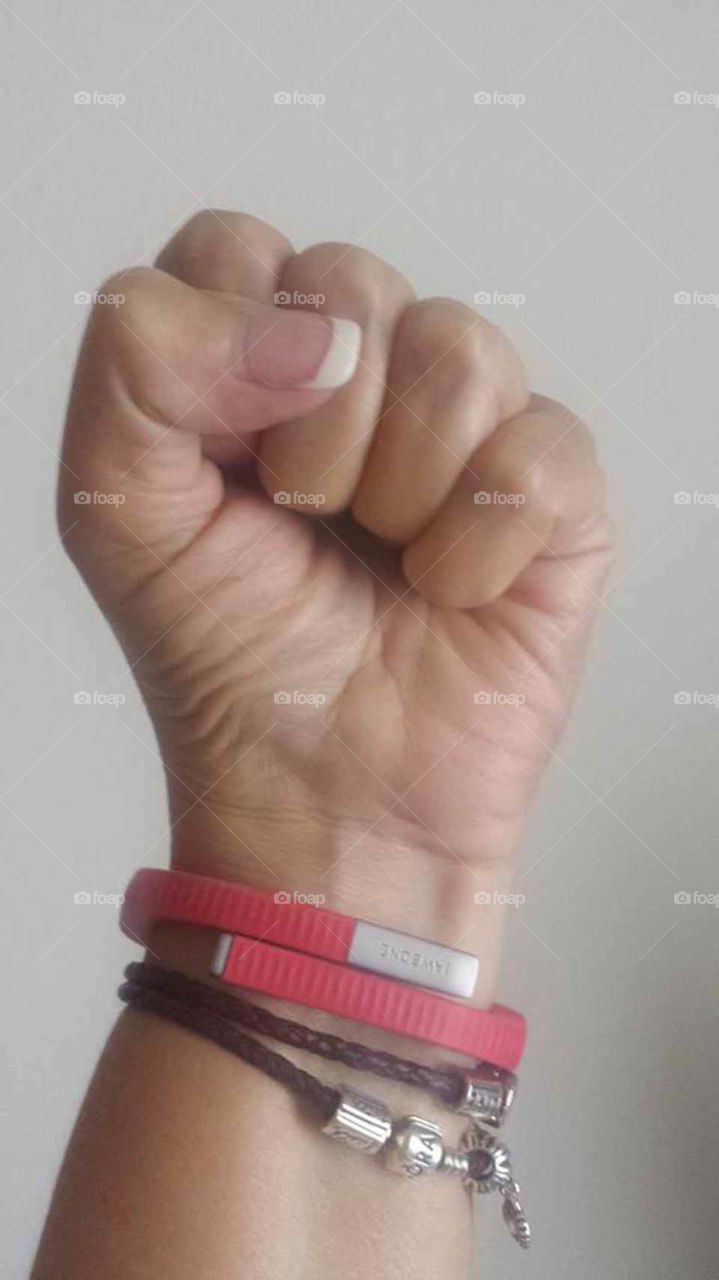 Jawbone Up. I love my pink Jawbone Up activity monitor