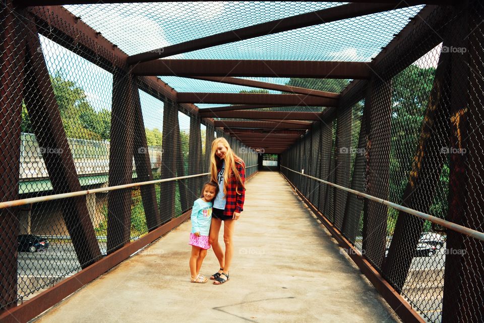 People, Architecture, Building, Bridge, Girl