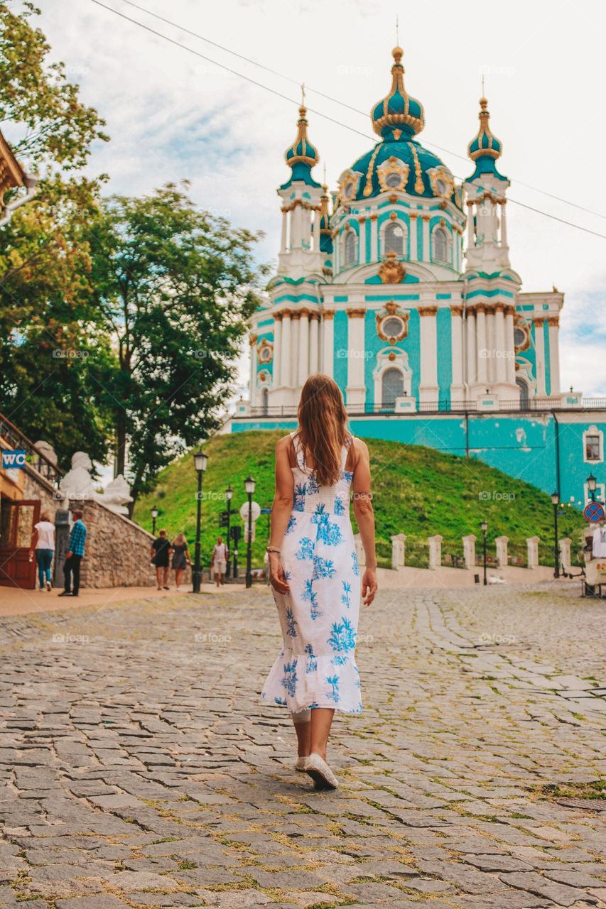 a walk in downtown Kiev