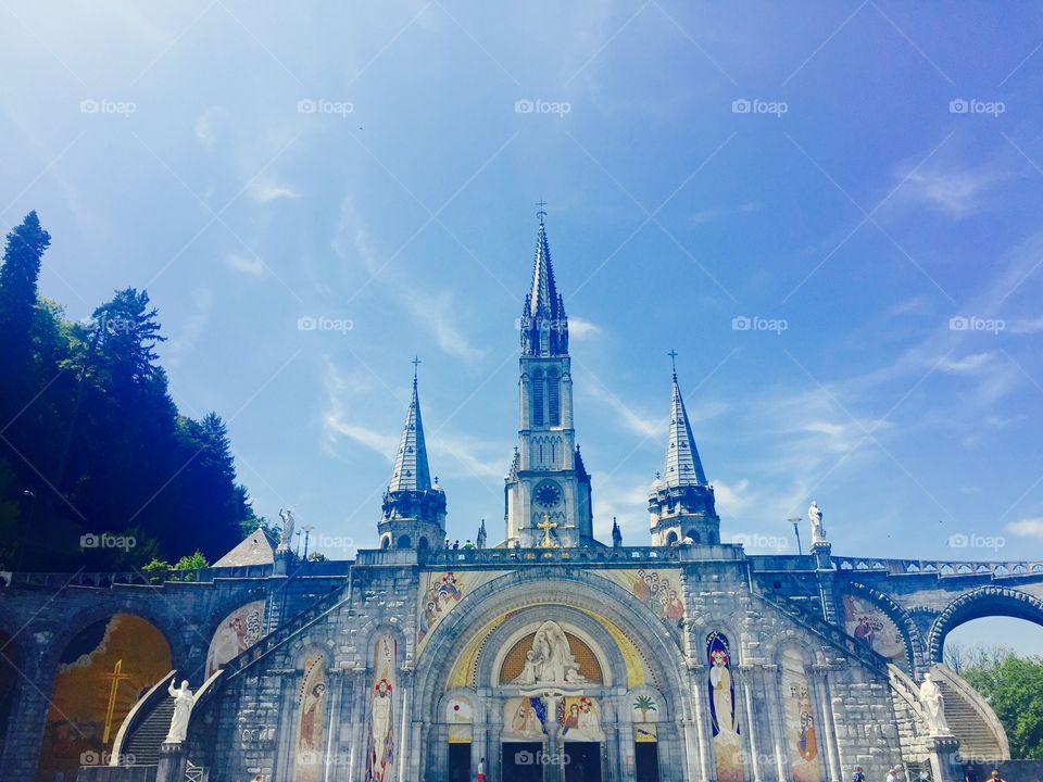 Cathedral in Lourdes