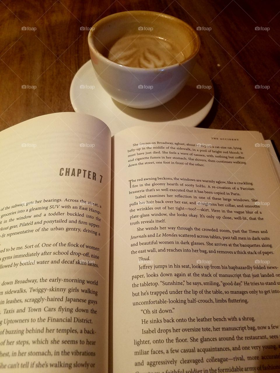 Reading and coffee on a rainy day with music. Makes the best day.