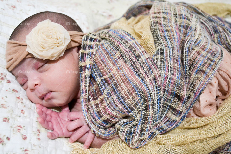 newborn baby girl beautiful