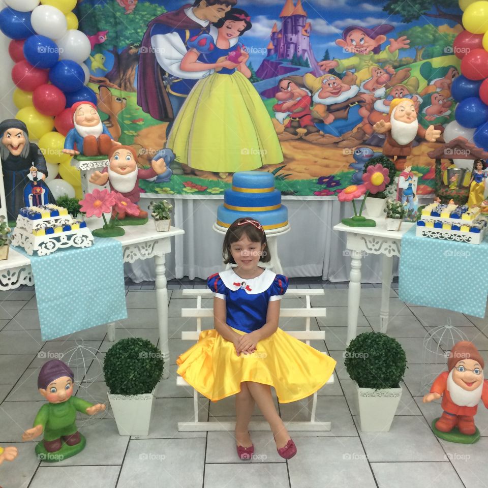 Princess Day! Sendo a Branca de Neve!