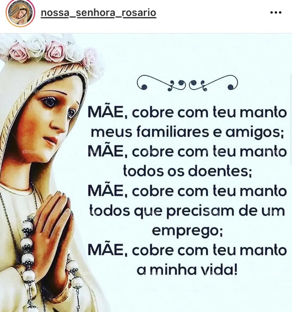 🙏 🇪🇸 Oh Maria, ruega por nosotros que recurrimos a ti.  Amén.  🇧🇷 Ó Maria, Nossa Senhora, rogai por nós que recorremos a vós. Amém. / 🇺🇸 O Mary, pray for us that we turn to you.  Amen. / 🇮🇹 O Madonna, prega per noi che ci rivolgiamo a te. Amen. 