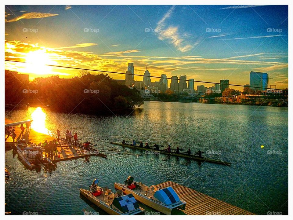 Boathouse Row Sunrise