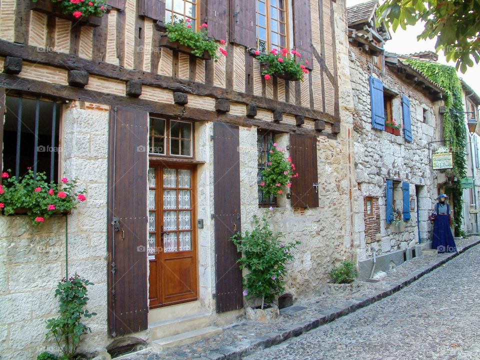Old buildings in Bergerac