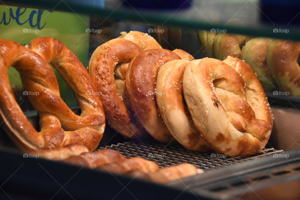 Hot soft pretzels 