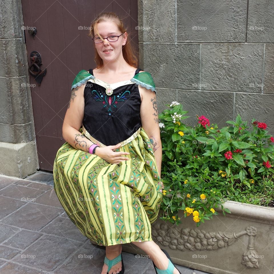 Portrait of happy woman