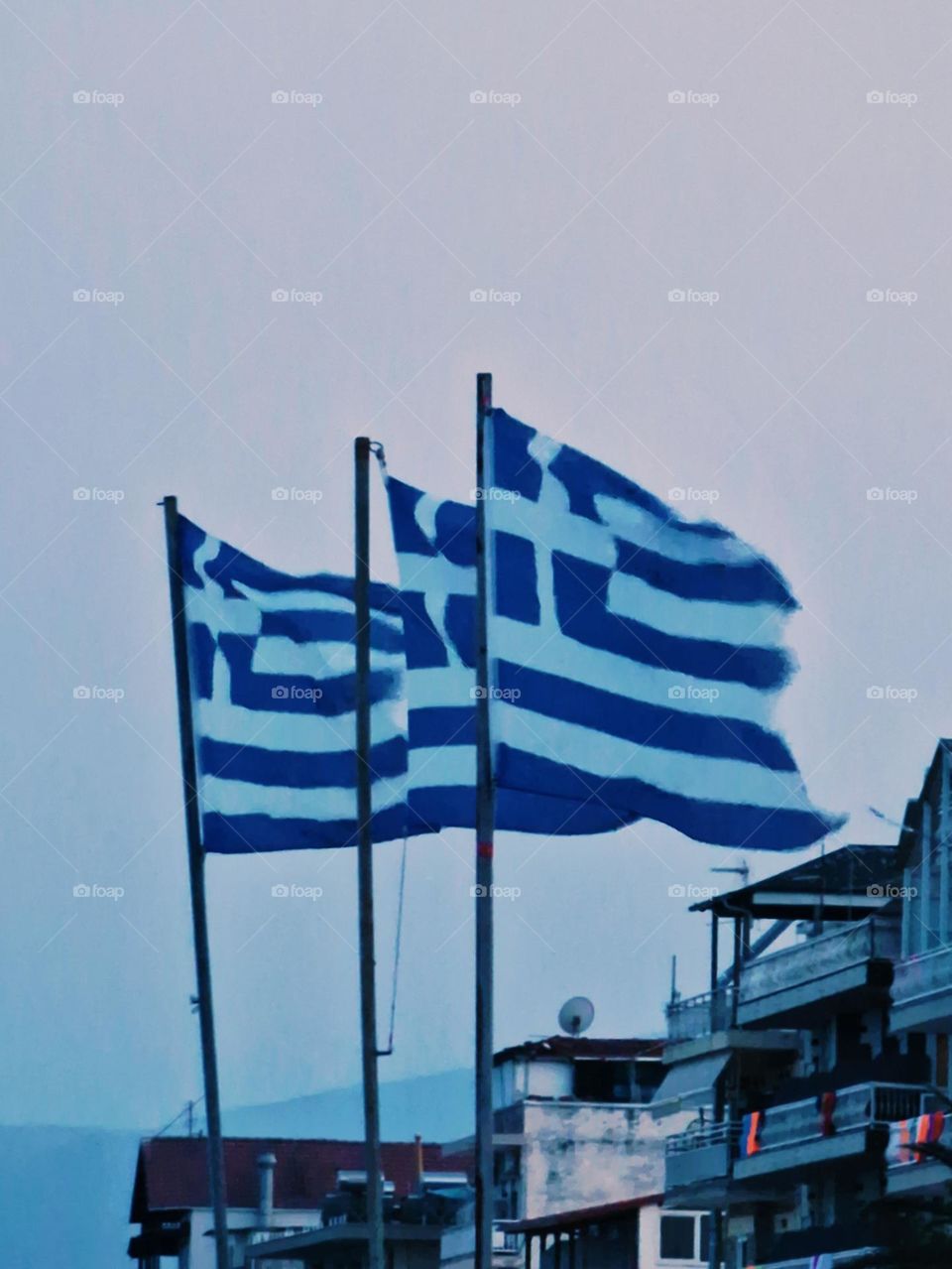 greek flags