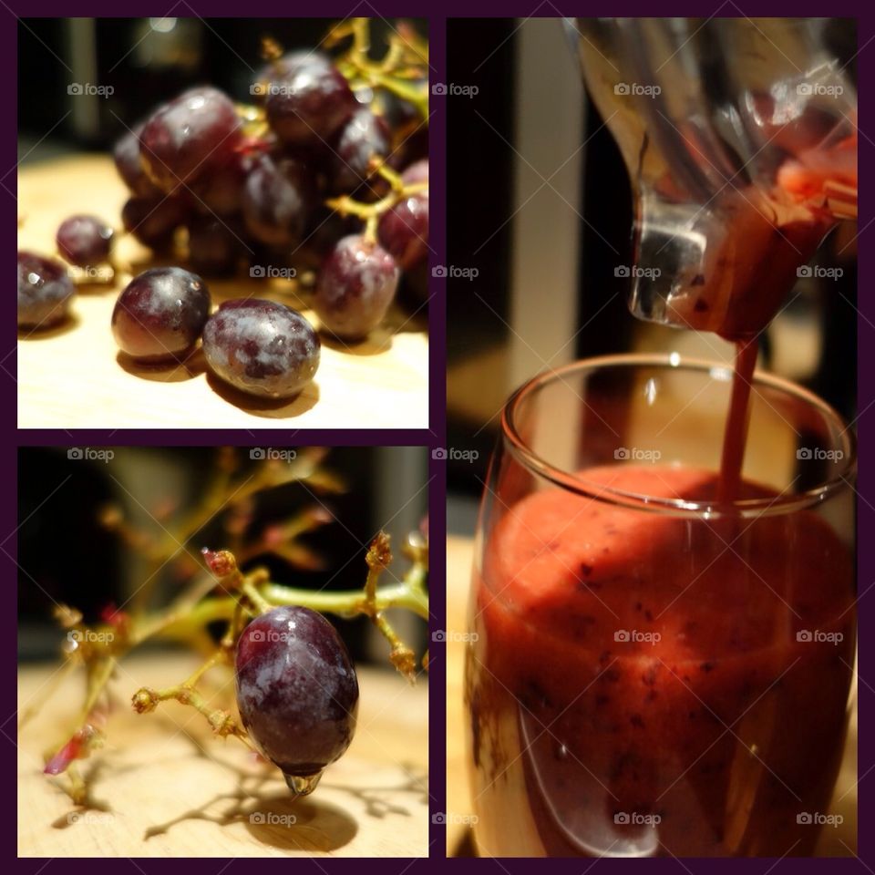 Grape smoothie