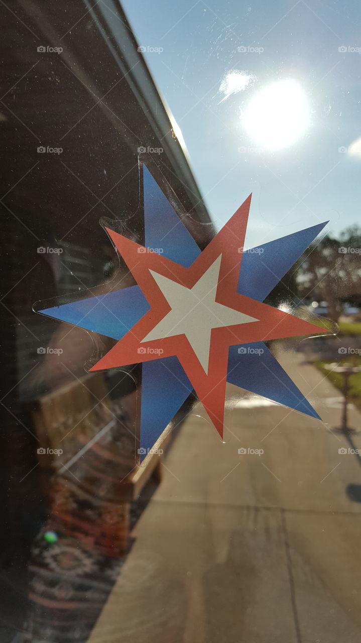 star in the window