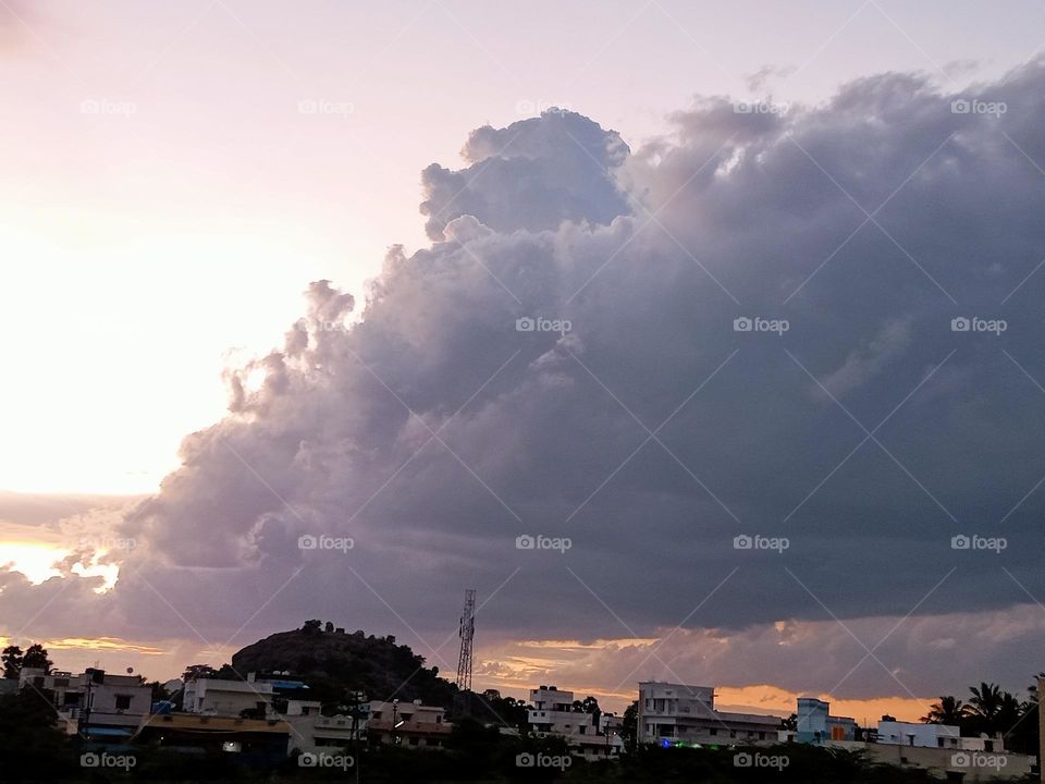 *Ravarma* Sky art, Cray color,  clouds