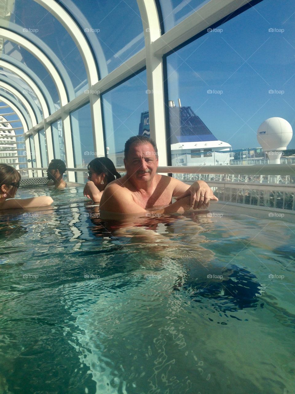 Nothing like a hot tub on a Disney  Cruise 